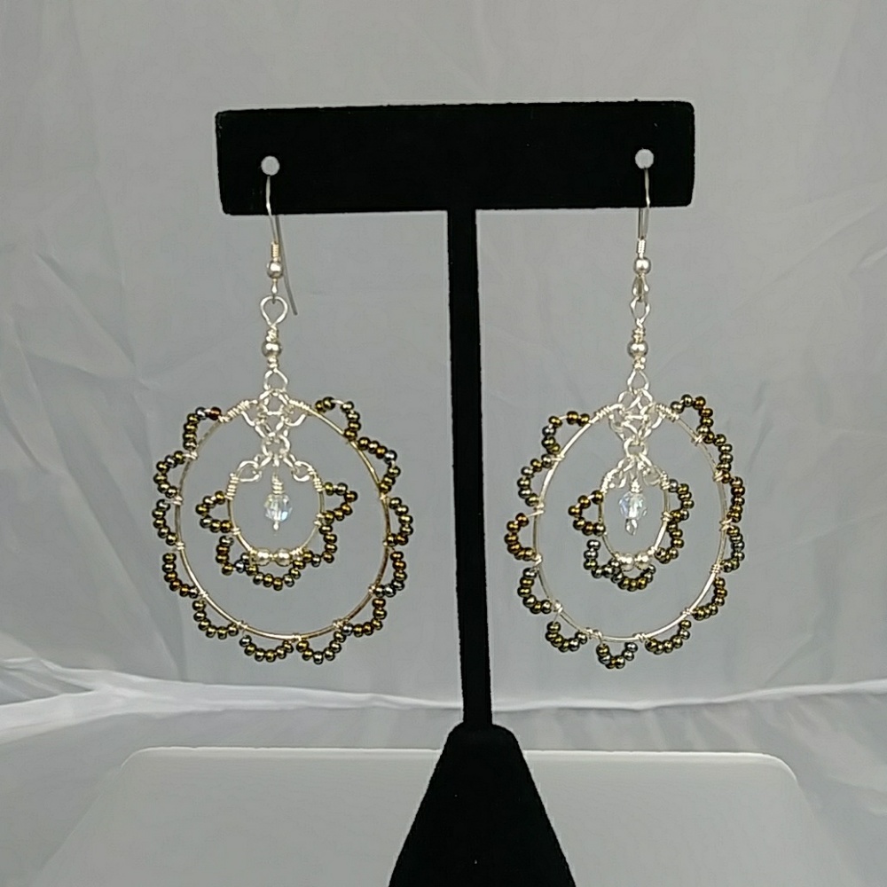 Olivine Earrings by Vekasy's